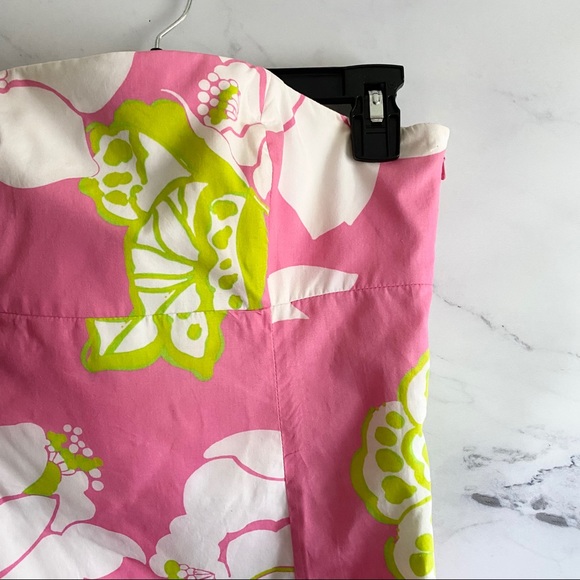 Lilly Pulitzer Franco Strapless Dress She’s A Piston Floral 80942 - Picture 3 of 8